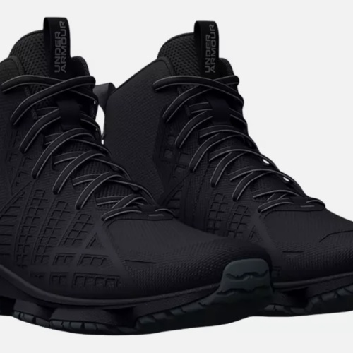 UNDER AMOUR BLACK MENS Micro G® Strikefast Mid Tactical 6" Boot 3025575-001
