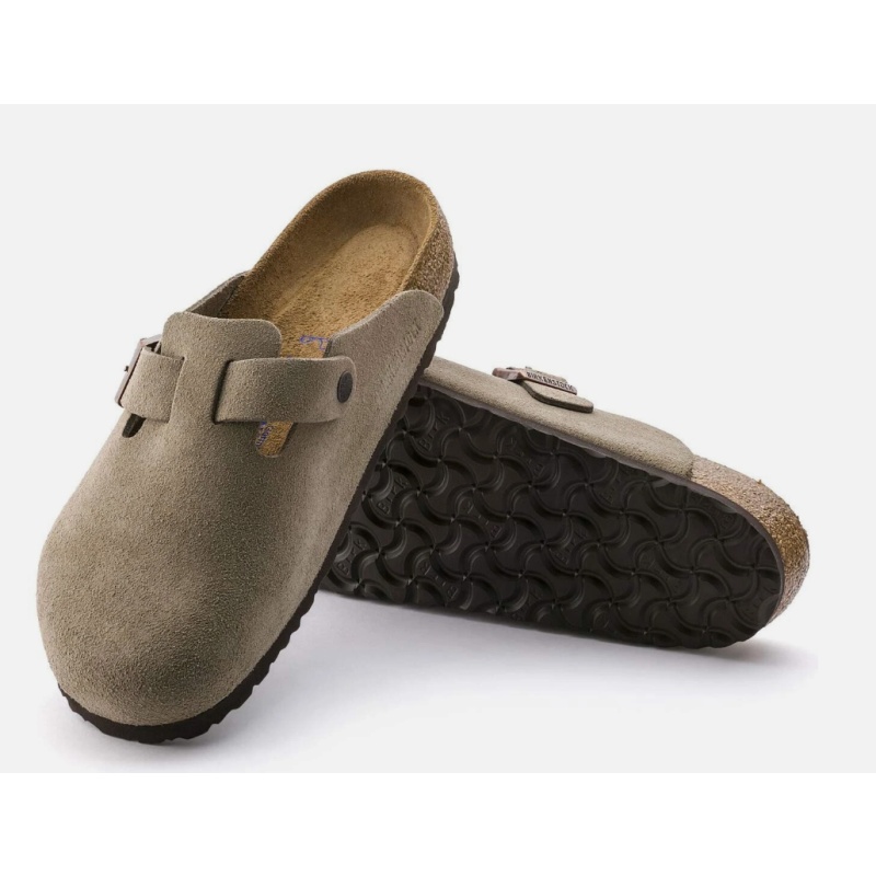 NWT-BIRKENSTOCK Boston Soft Footbed Suede Leather
